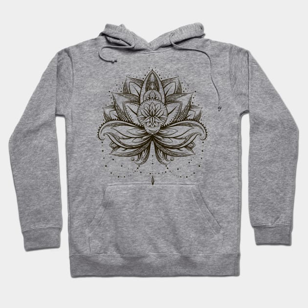 Lotus #01 Hoodie by Olga Berlet